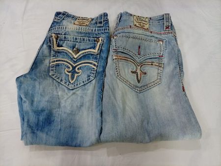 CR10380 Vintage Rock Revival Men’s Jeans Bundle