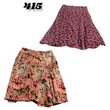 Colourful Mini Skirts (brands) Cold water creek & Chaps etc #415.