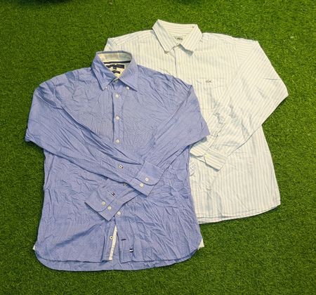 7745 - Lacoste, Ralph Lauren, Tommy Hilfiger Hemden mit halben und vollen Ärmeln