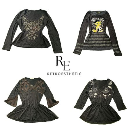 Y2K Nature Vibe Full Sleeve Top RE-3764