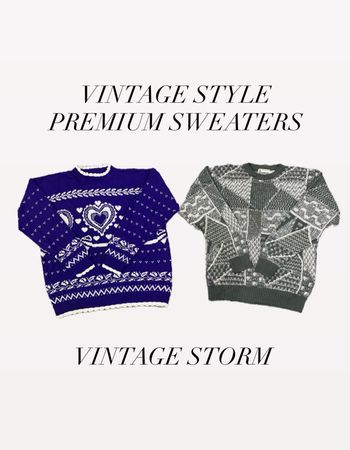 Pulls Premium de Style Vintage