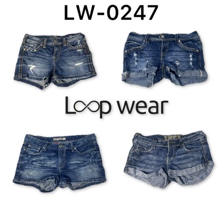 Shorts Micro Mini de Denim Y2K