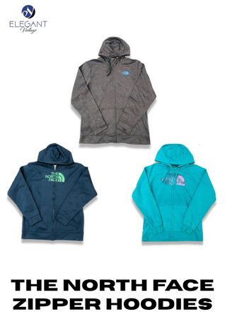 The North Face Zipper Hoodies - EVM1789