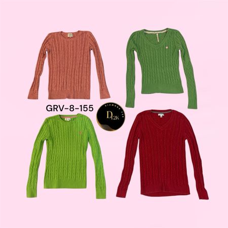 Premium women Y2K cabill net  sweters premium collection. (GRV-8-155)