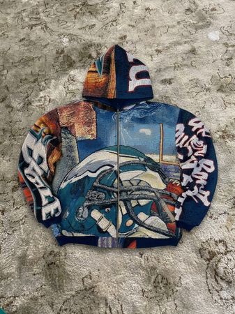 Upcycle Tapestry Hoodie (Dv-10-18)
