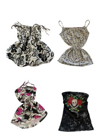 Y2K Grunge Gothic Camisoles-ST-297