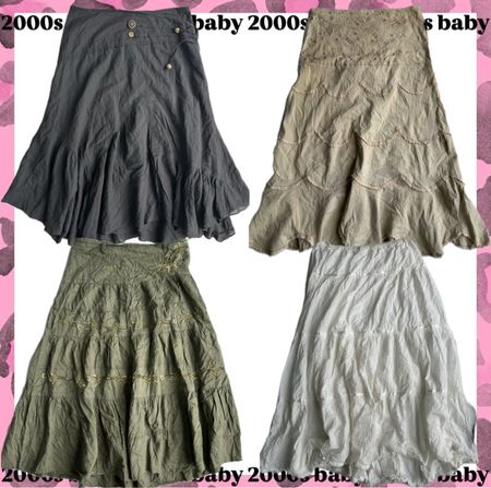 Cottage core: fairycore skirts-246