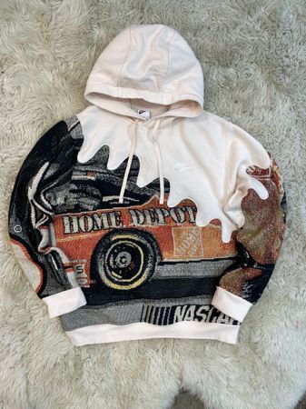 Upcycle Tapestry With Branded Hoodies (DV -08)