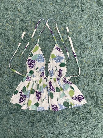 Upcycle Linen Cami Top (DV -08)