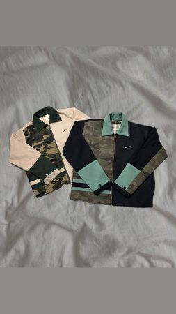 Veste camouflage Nike upcyclée