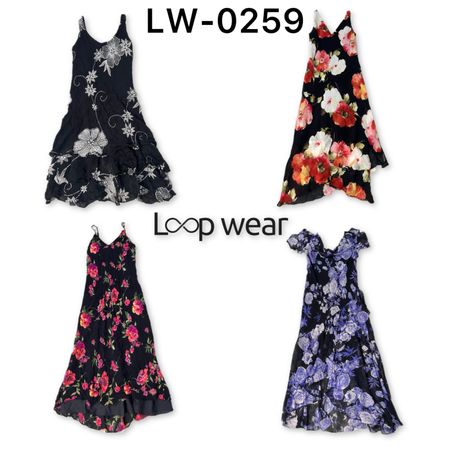Vestido Maxi Floral de Chiffon Y2K Rom-Com Core