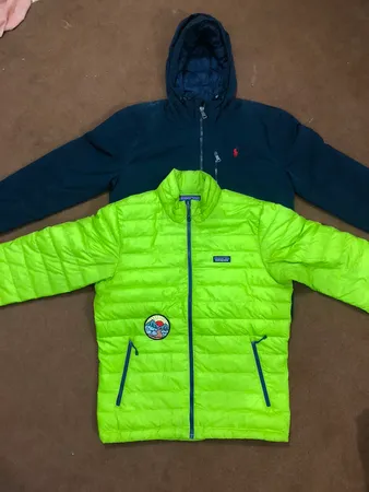 Branded puffer Jacket