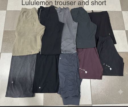 8pcs lululemon trouser 2pcs lululemon short