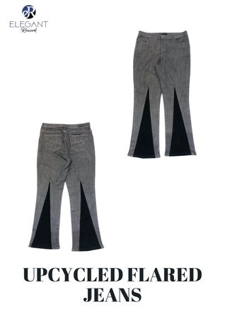 Upcycled Flared Jeans - EVR0221