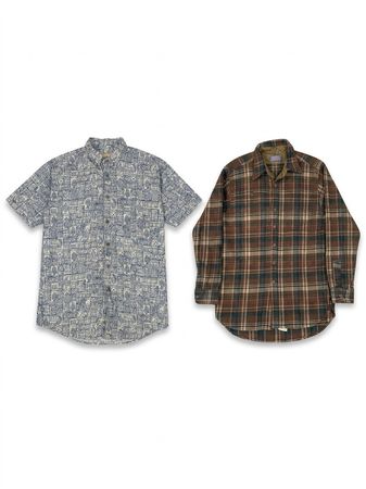 (FV-2813) Woolrich - Camicia Button Up Pendleton