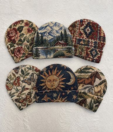 Upcycle Tapestry Beanie (Dv-9-81)