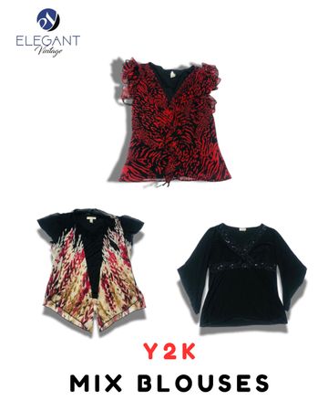 Y2K Mix Blouse - EVM2091