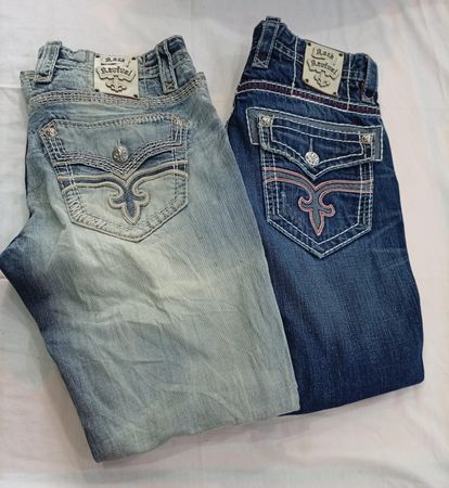 CR12091 VINTAGE ROCK REVIVAL MEN’S JEANS