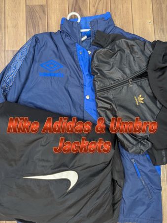 Nike ,Adidas & Umbro Vintage Jackets
