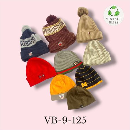 LBranded Beanie Hats Wholesale Bundle Assorted Styles & Colors (VB-9-125) 21 pieces