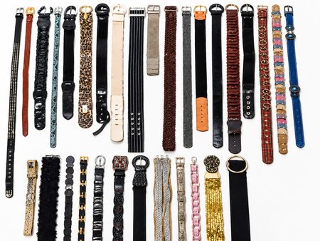 Vintage Mixed Belts Unique Styles & Buckles