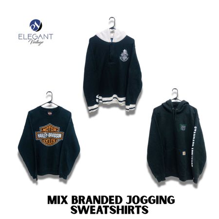 Mix Branded Jogging Sweatshirts - EVM0162