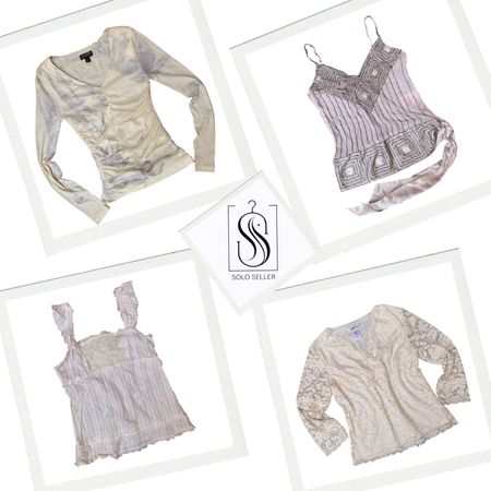 Y2K Soft Girl Era Mix Tops (Cami & Blouses)