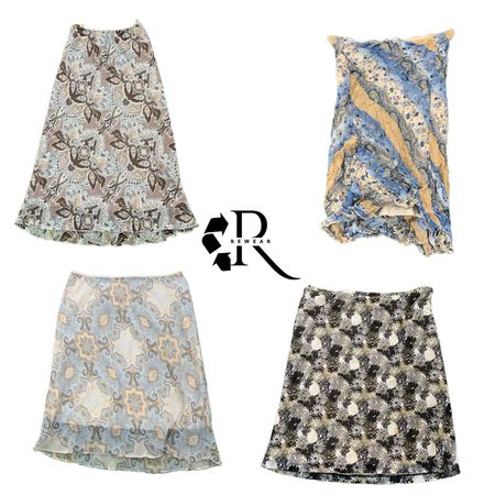 Y2K Unique Girl Poly Midi Skirt RW-2526