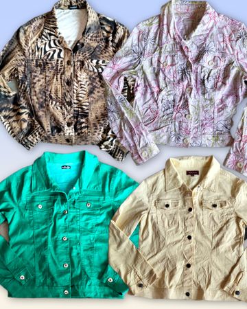 Denim colour's Jacket 15 pieces