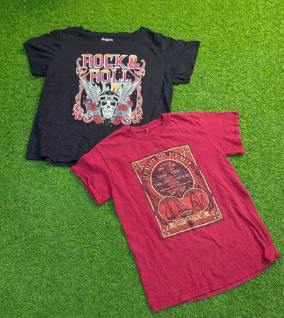 7976 - Camisetas de Meia Mangas Estilo Vintage