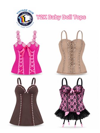 Y2K Babydoll Tops