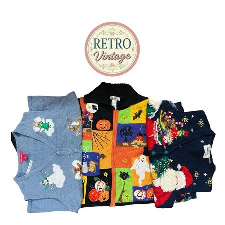 Vintage Christmas knitwear