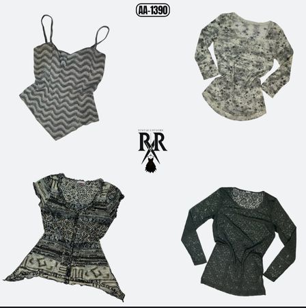 Y2K Smoky Aesthetic Mix Tops (AA-1390)