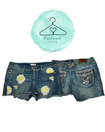 Y2K  denim short (310726-2)