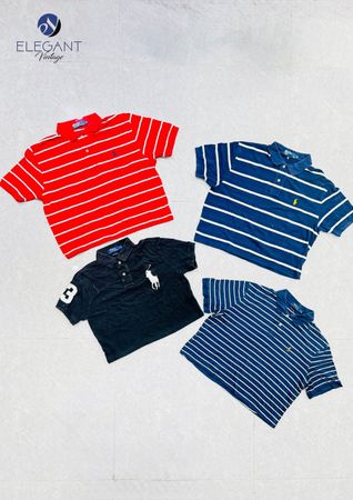 UPCYCLING Kurz geschnittene Polo-T-Shirts - EVR0633
