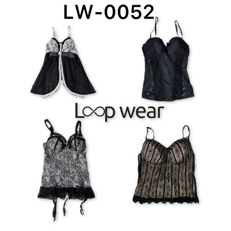 Y2K Lingerie Core Lace Bustiers & Corset Tops
