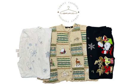 Vintage christmas sweaters core