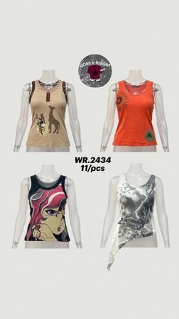 Y2k baby tee’s WR-2434