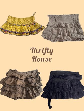 Y2K Fairycore Ruffle Skirts(TH/815)