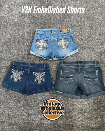 Y2K Shorts Decorati - (30/08)