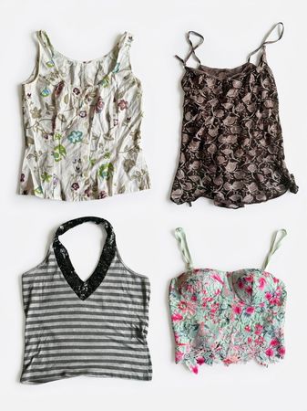 Y2K cami tops