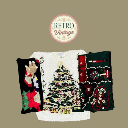 Christmas vintage & unique jumper style |E|