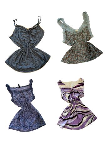 Y2K Denim Blue Bow Accent Cami Tops-ST-227