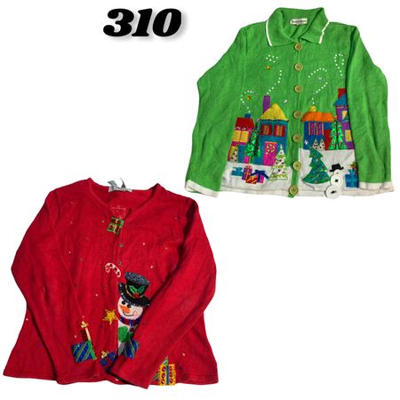 Christmas Sweater (brand) Taira International & Christian Collection etc #310.