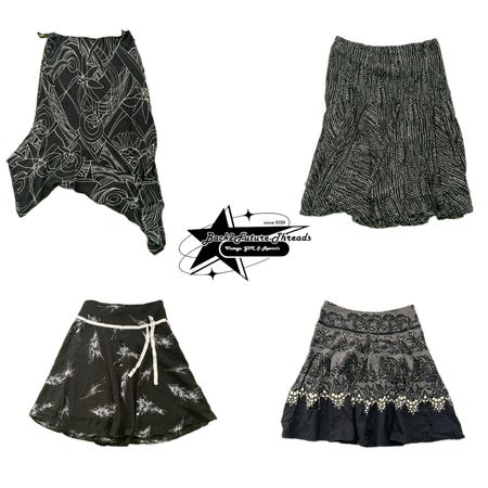 Y2k Paris Hilton Era Girl Poly Skirt B2F-130