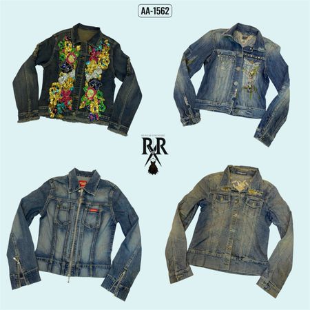 Y2k Rave Denim Jackets (AA-1562)