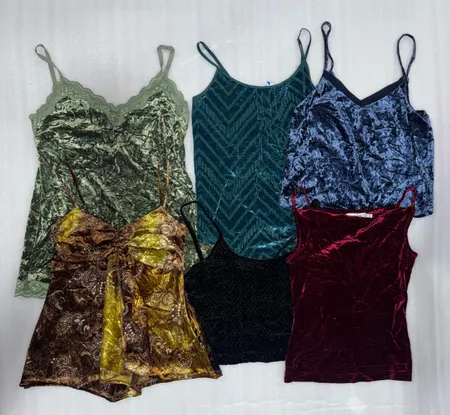 Velvet cami top