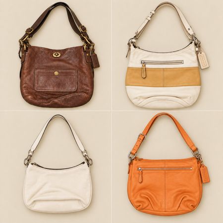 Y2k Classic Coach Leather Bags