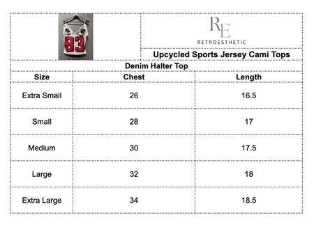 Upcycled Sports Jersey Cami Top