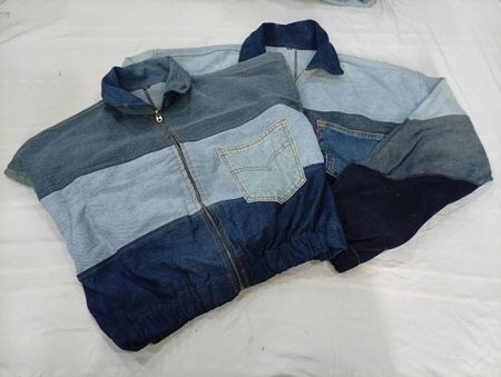 CR11096 Upcycled Levi’s Cropped Jackets
